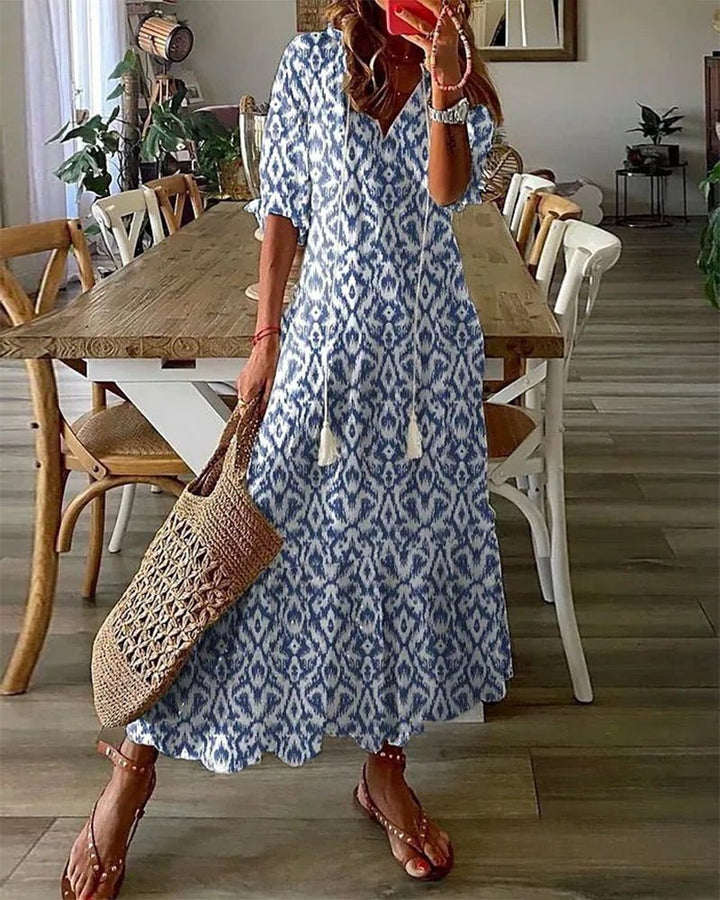 Aria | Vestido Boho Sin Esfuerzo con Ajuste Halagador