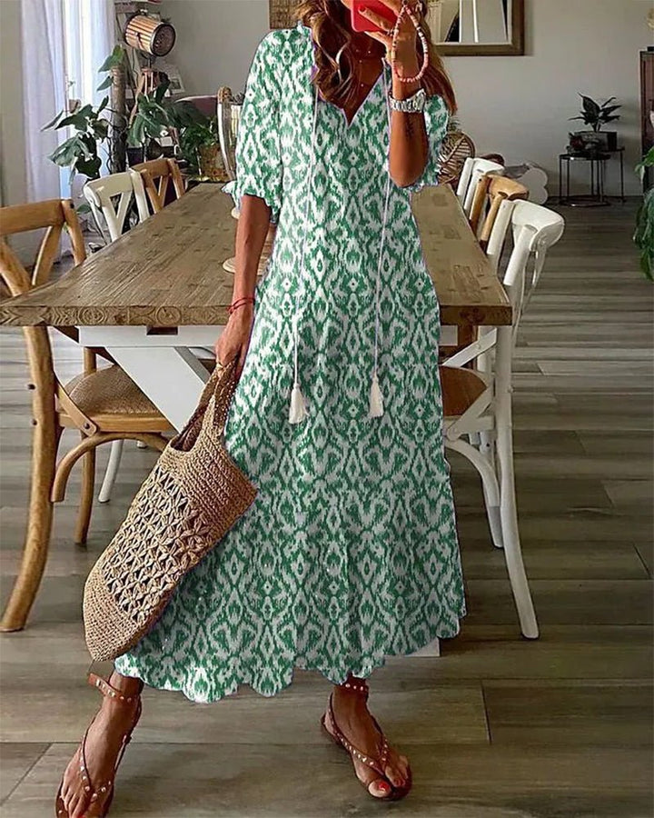 Aria | Vestido Boho Sin Esfuerzo con Ajuste Halagador