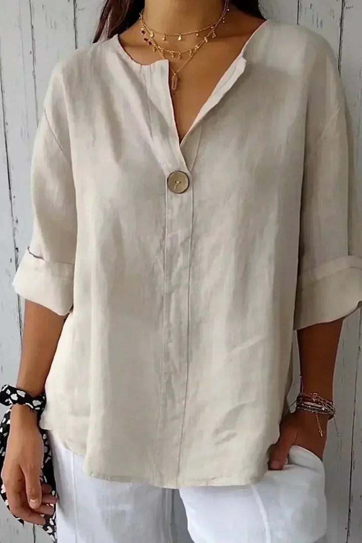 Zamma | Blusa Relajada con Escote en V