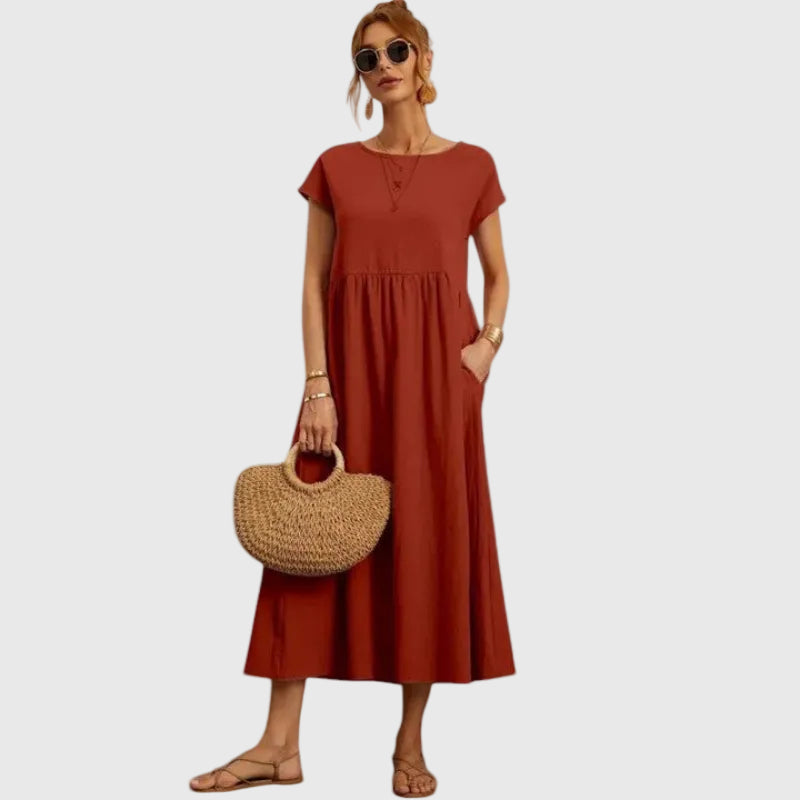 Fenella | Vestido Midi Cómodo