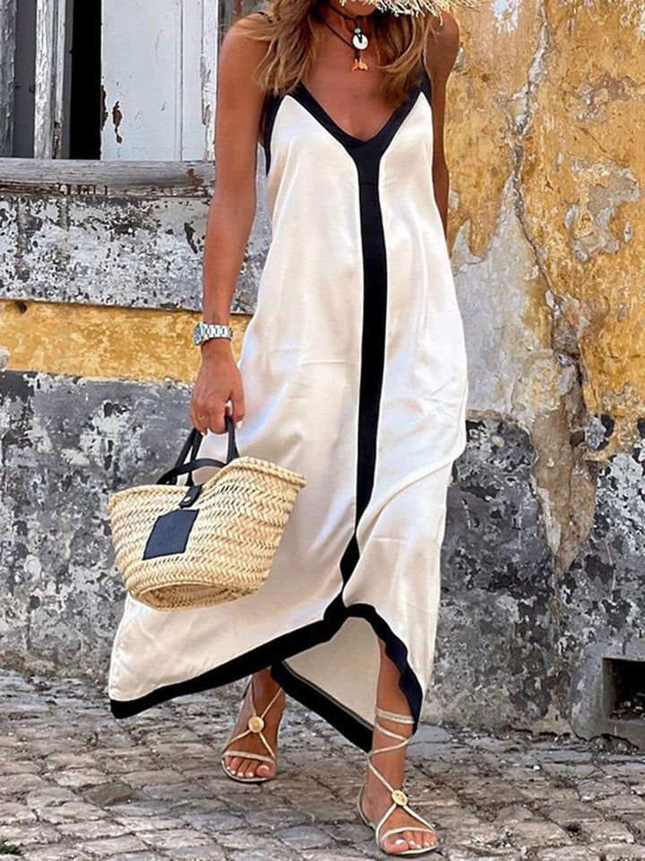 Maxine | Vestido Maxi Sin Mangas Suave