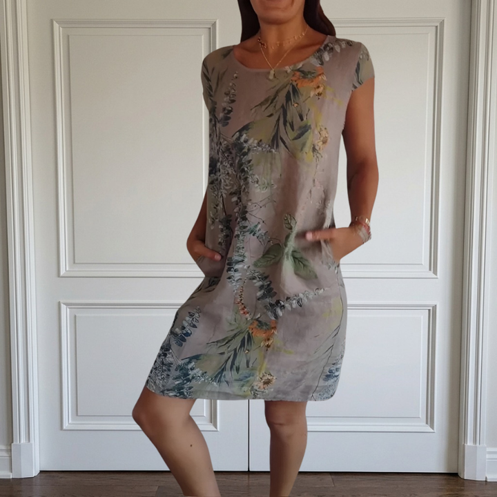 Sunniva | Vestido Mini Charm de Lona