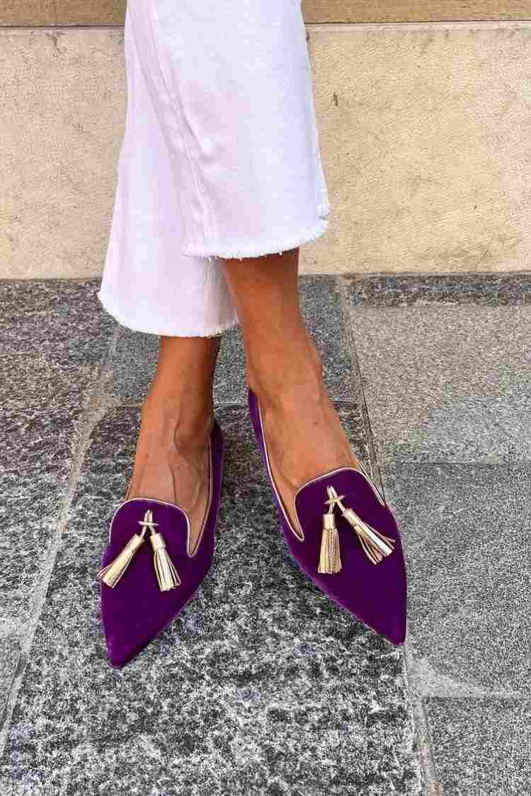 Portia - Mocasines Boho con Flecos Elegantes