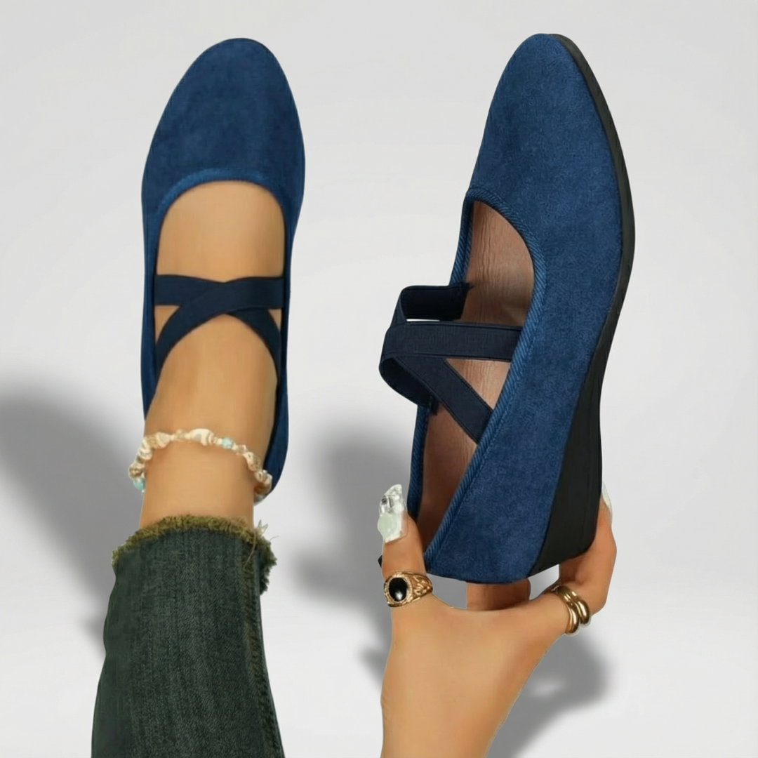 Monique | Zapatos de cuña cerrados y cómodos