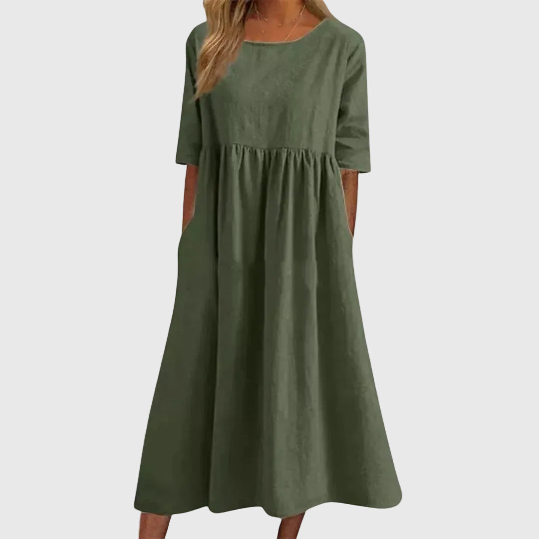 Haisley | Elegante Vestido Midi Fluido