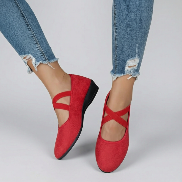 Monique | Zapatos de cuña cerrados y cómodos