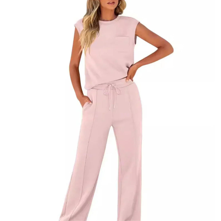 Elle | Conjunto de Lounge Suave Casual de Verano