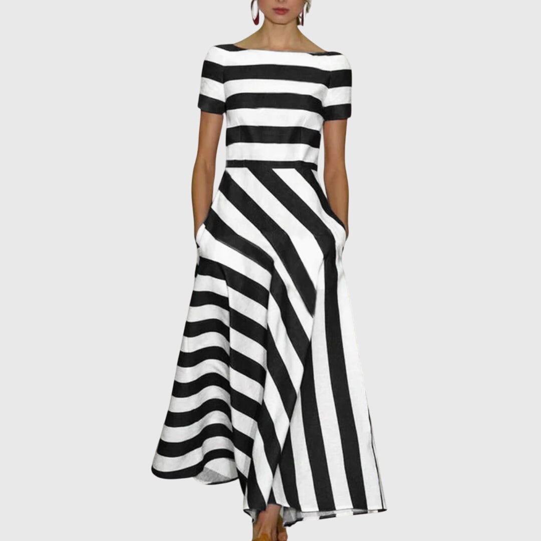 Carly™ - Vestido a Rayas