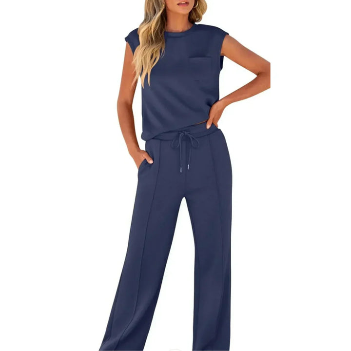 Elle | Conjunto de Lounge Suave Casual de Verano