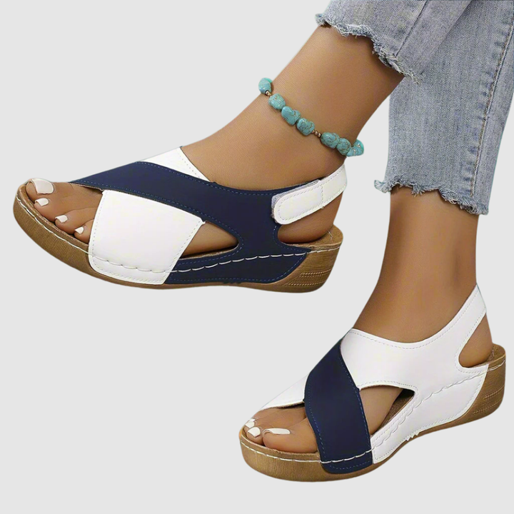 Sandalias Cruzadas Marinas