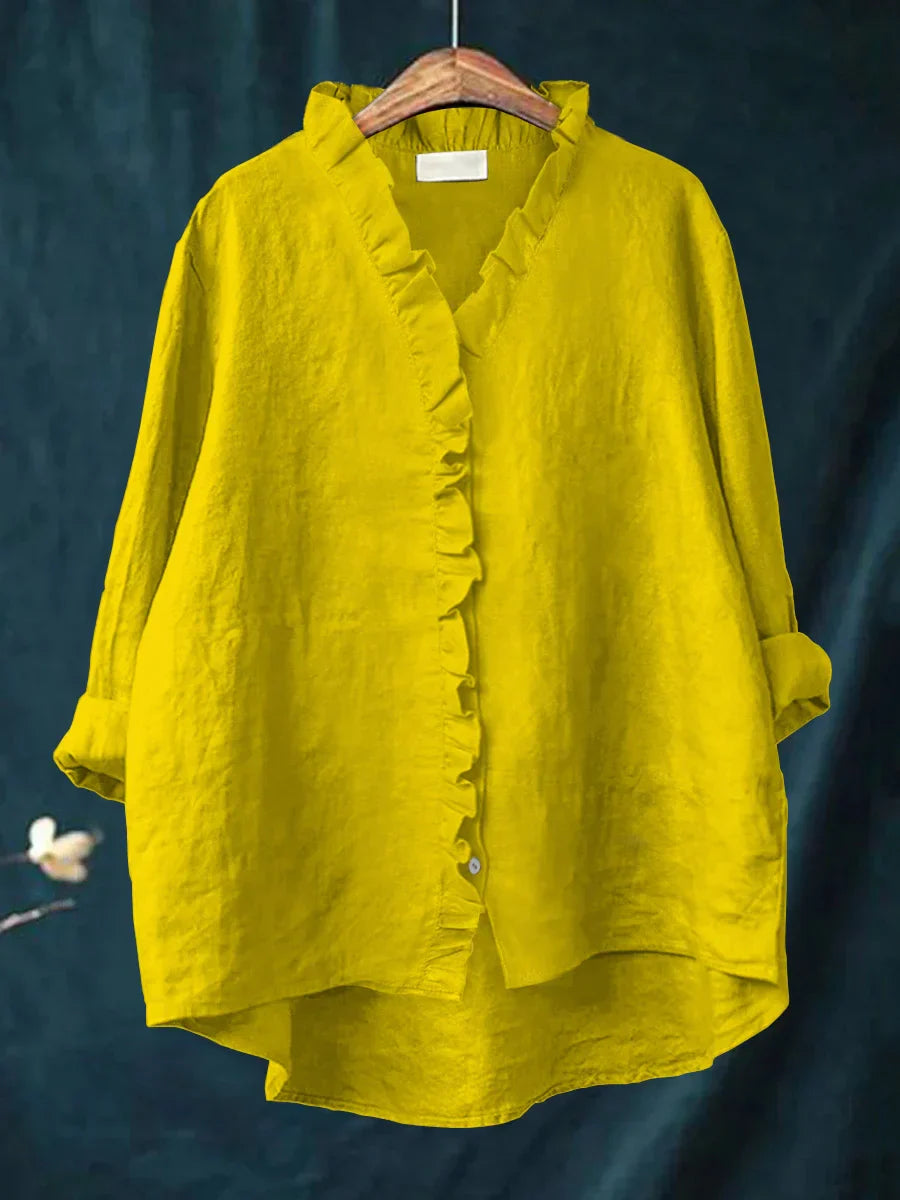 Marta | Blusa Casual con Volantes