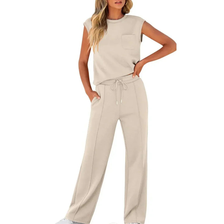 Elle | Conjunto de Lounge Suave Casual de Verano