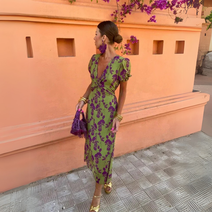 Danielle™ | Vestido Midi Floral