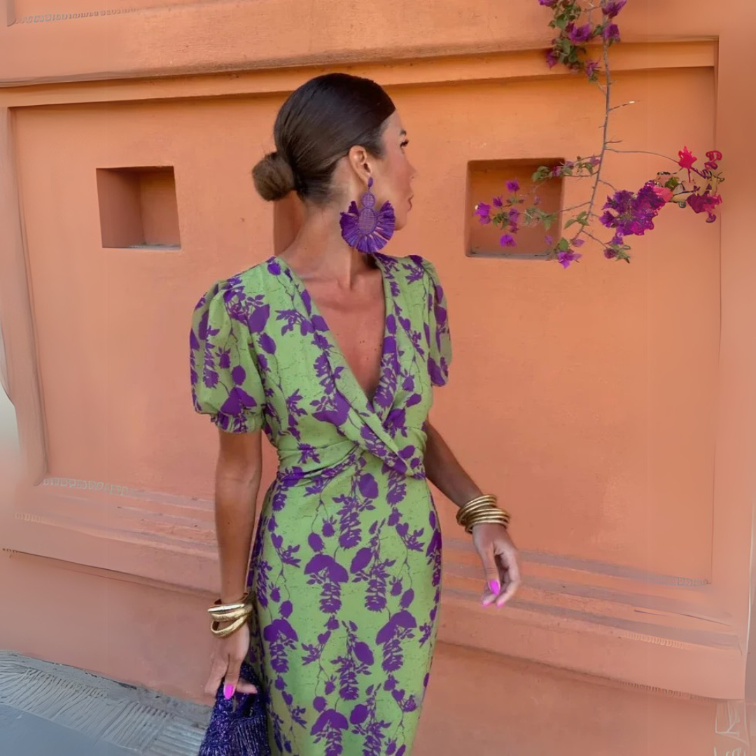Danielle™ | Vestido Midi Floral