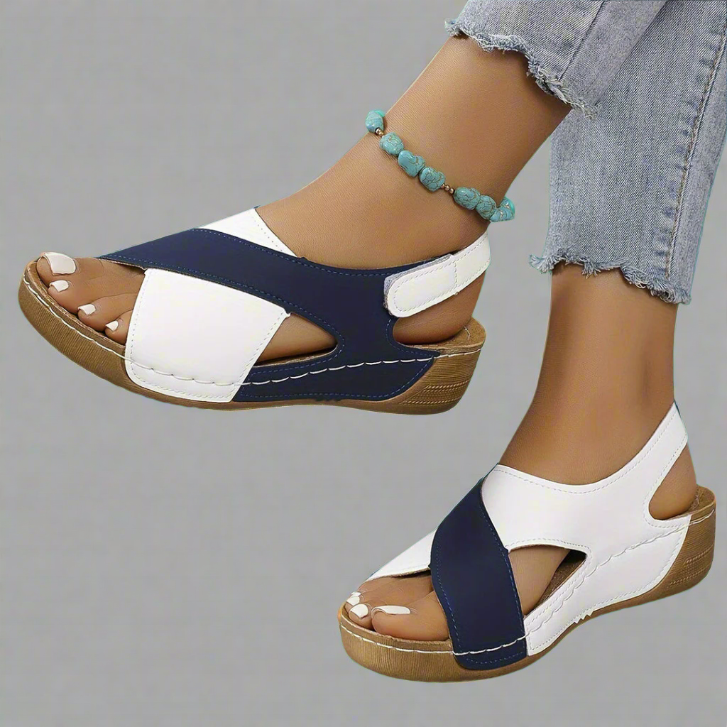 Sandalias Cruzadas Marinas