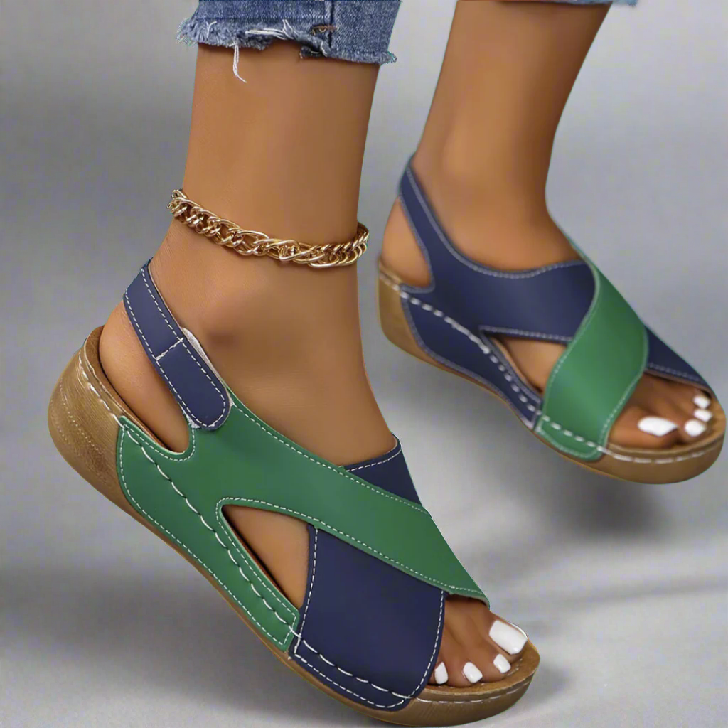 Sandalias Cruzadas Marinas