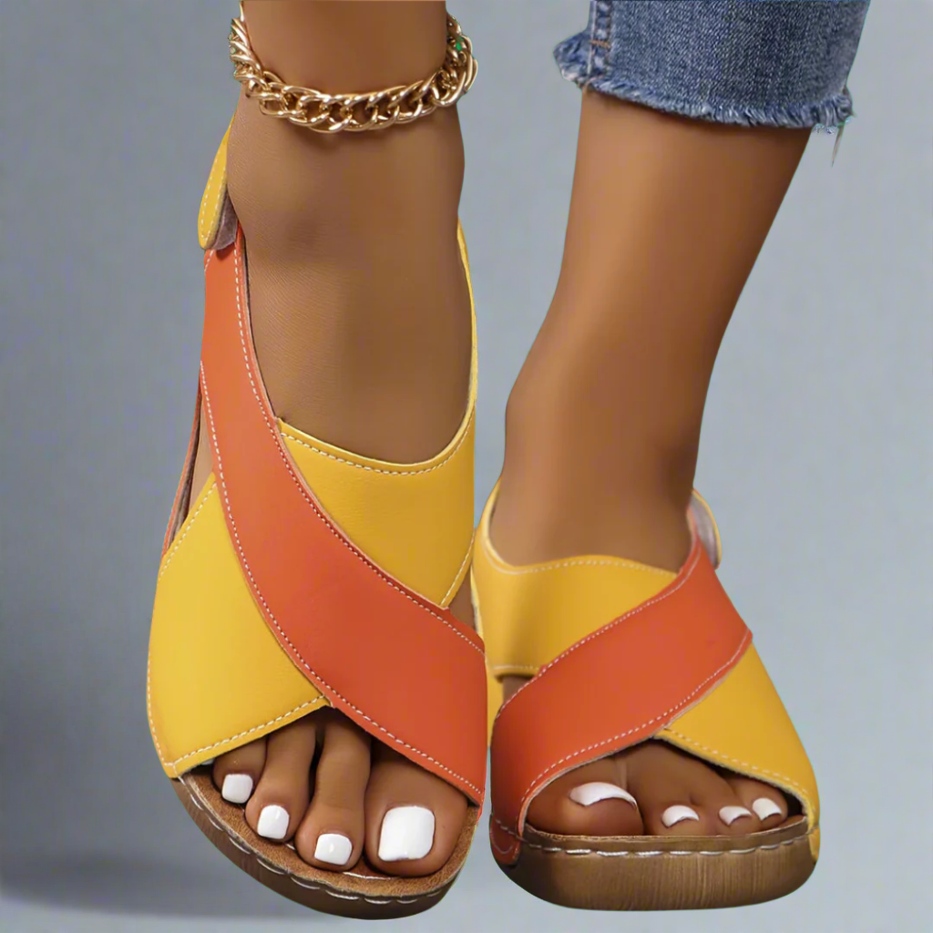 Sandalias Cruzadas Marinas