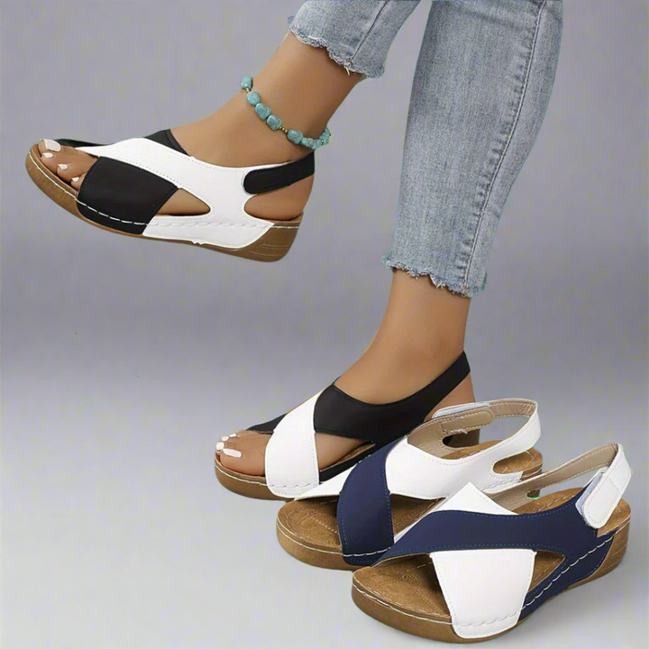Sandalias Cruzadas Marinas
