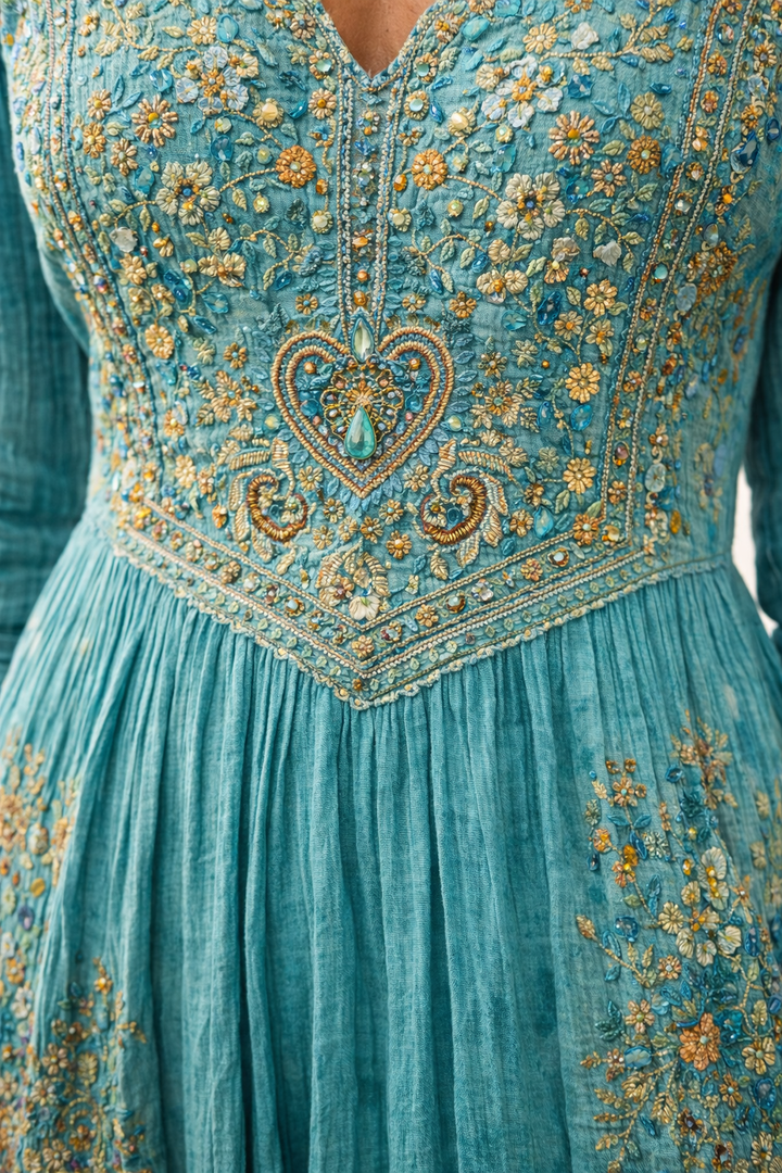 Sofía | Vestido Vintage de Manga Larga