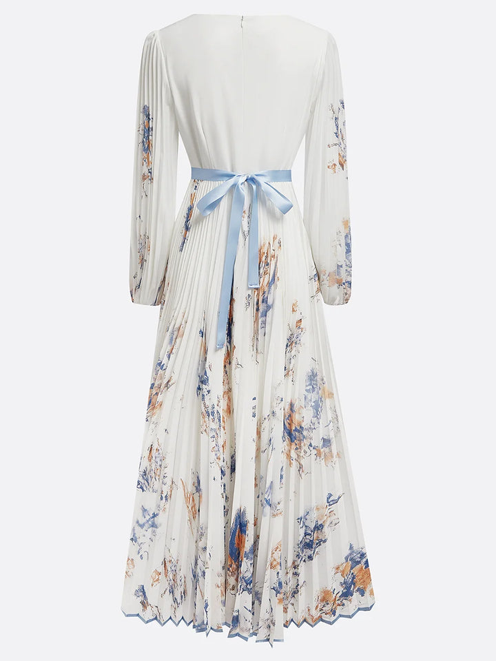 Bristol | Vestido Maxi Bohemio de Parches Florales