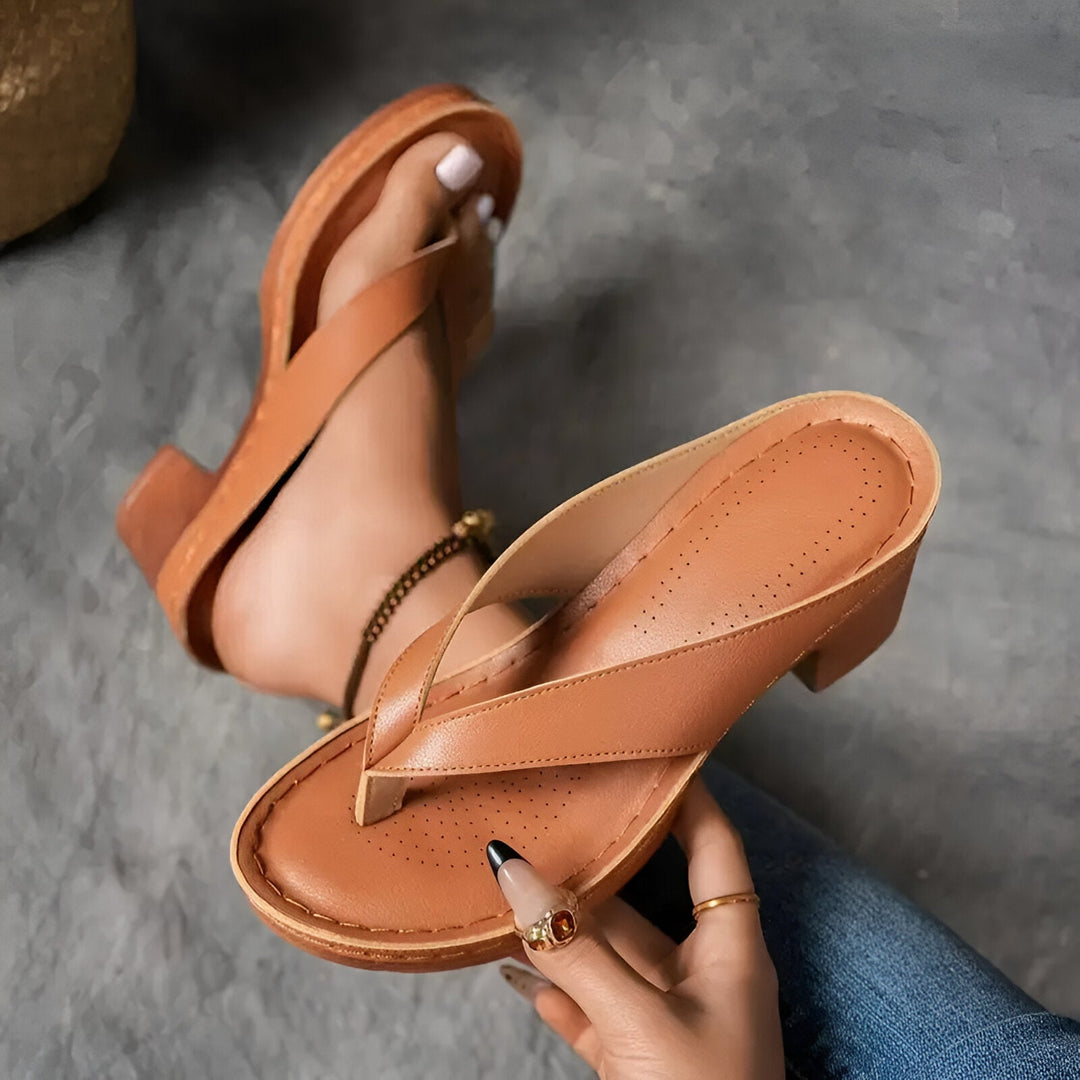 Geneva | Mule Elegante de Tacón Alto