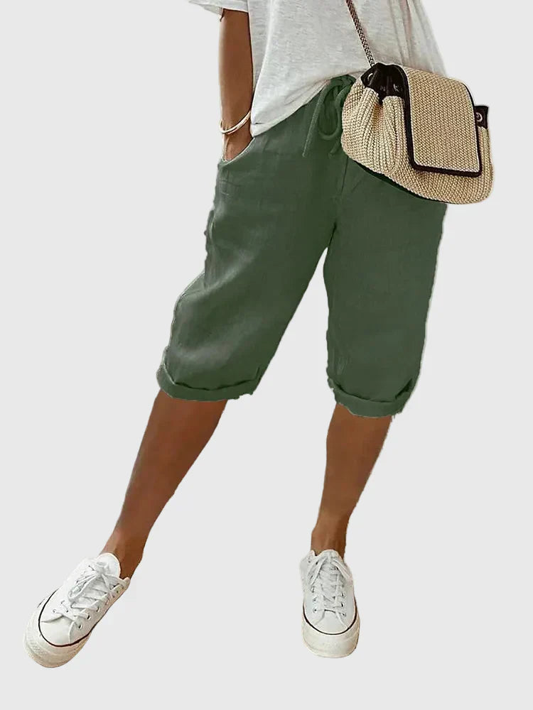 Selena | Pantalones Cortos Suaves y Ajustados