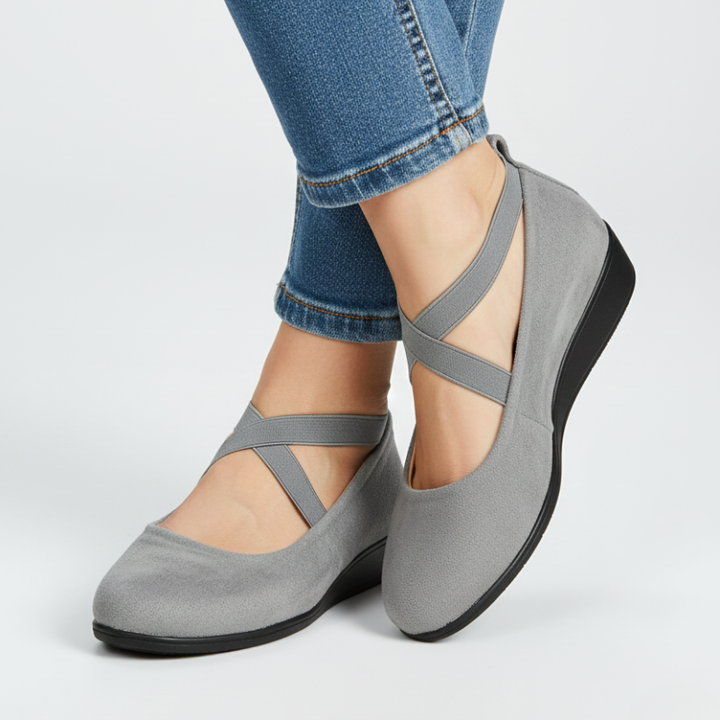 Monique | Zapatos de cuña cerrados y cómodos
