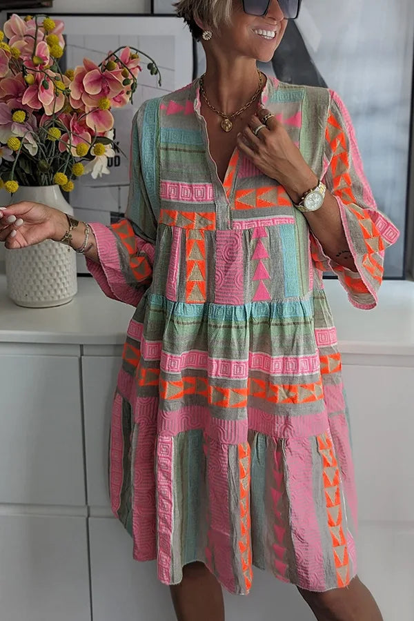 Juliane | Vestido de Swing en Capas Boho