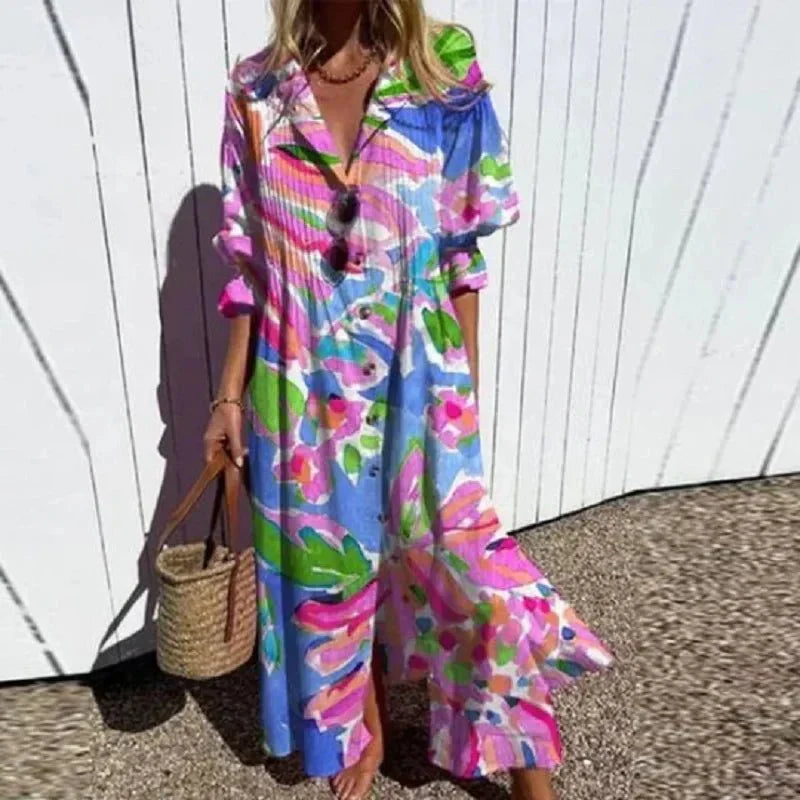 Rimmey | Vestido Midi Boho Beachcomber