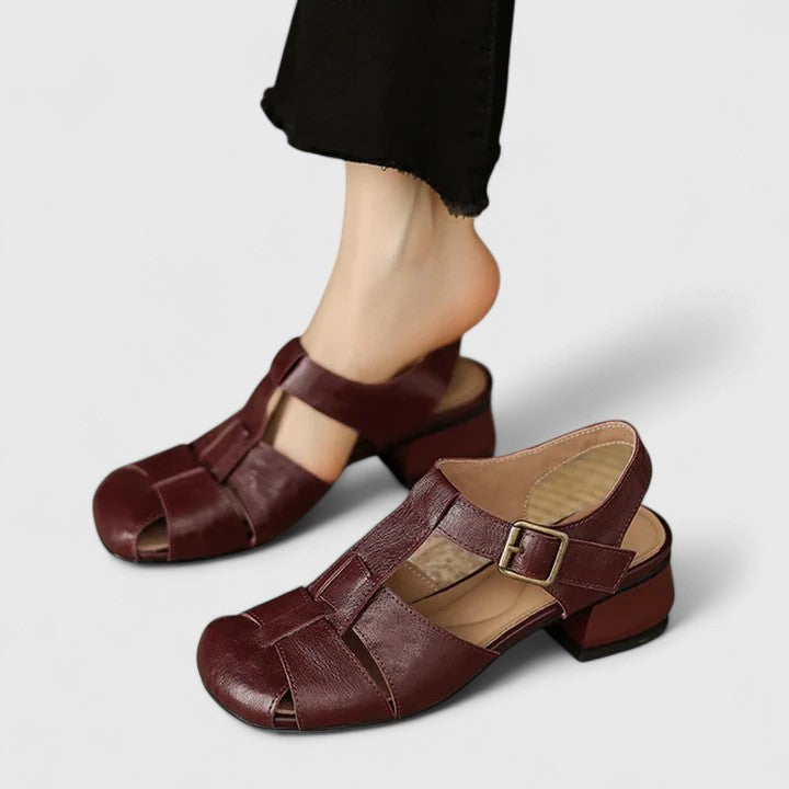 Diana - Sandalias elegantes de cuero