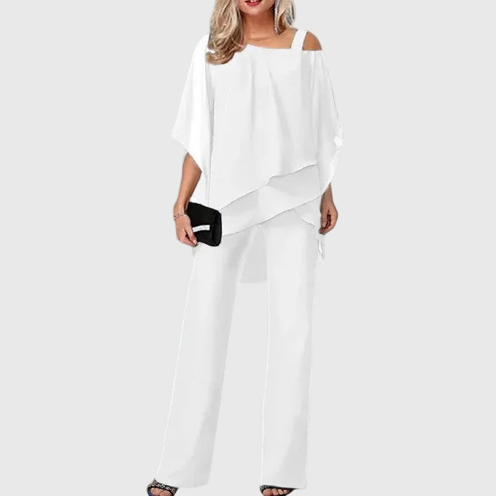 Serenidad | Conjunto de Pantalón Elegante de Dos Piezas