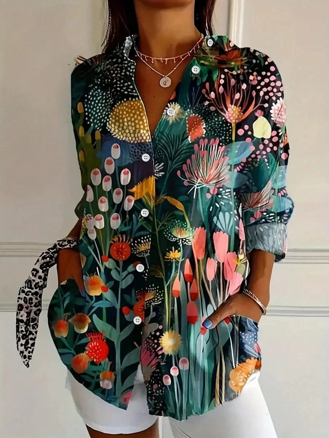 Rina™ | Blusa con estampado colorido