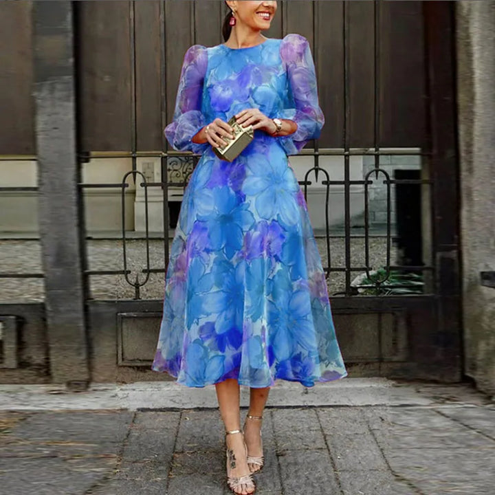 Paula | Vestido Floral Elegante