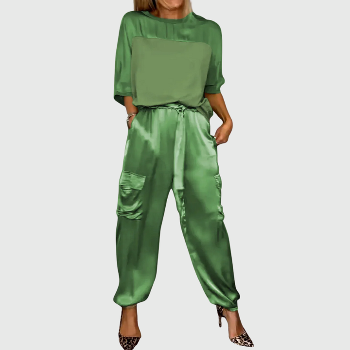 Amelia | Conjunto de Dos Piezas Fluidos de Lujo