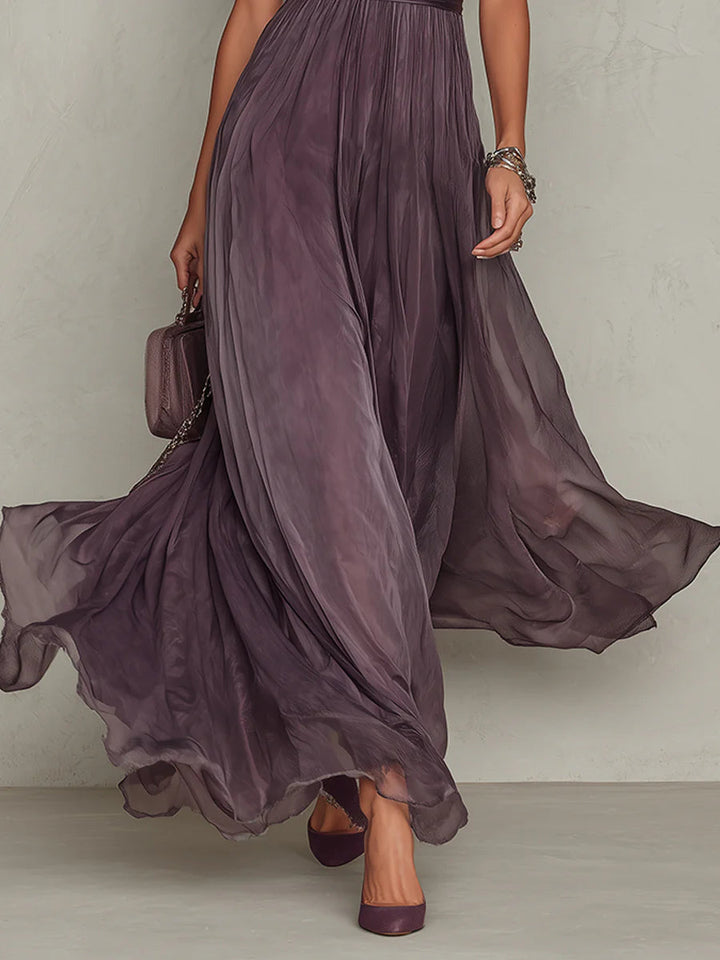 Ashley | Vestido de Chiffon Vintage Elegante