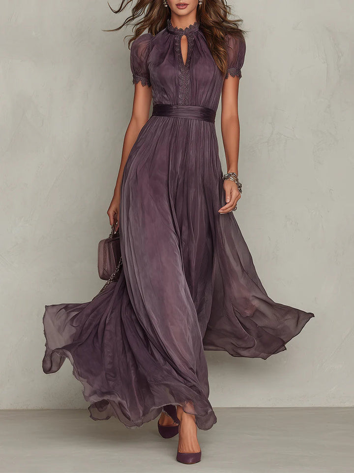 Ashley | Vestido de Chiffon Vintage Elegante