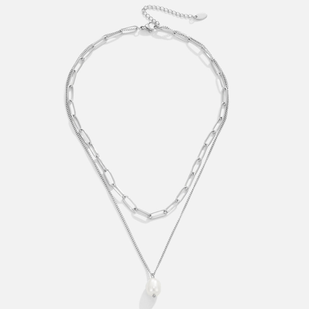 Collar de plata Angela Perlen