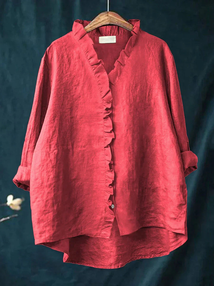 Marta | Blusa Casual con Volantes