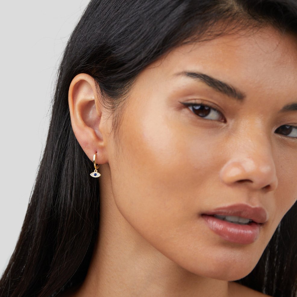 Pendientes de gotas de ojos