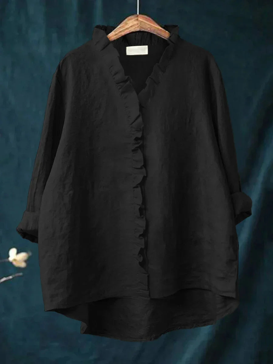 Marta | Blusa Casual con Volantes