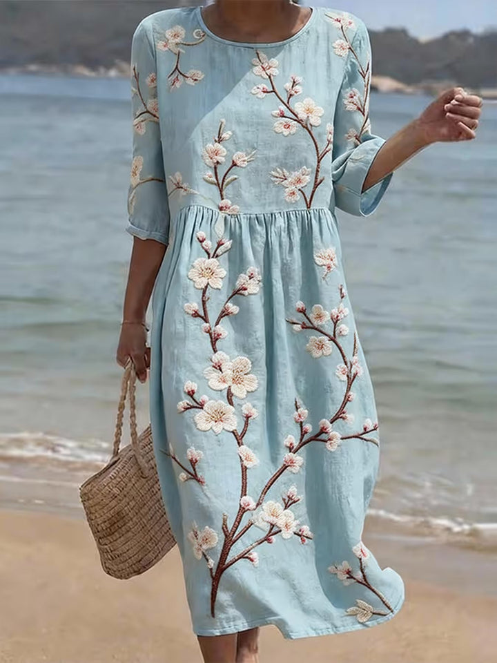 Maya | Vestido Casual de Manga Corta