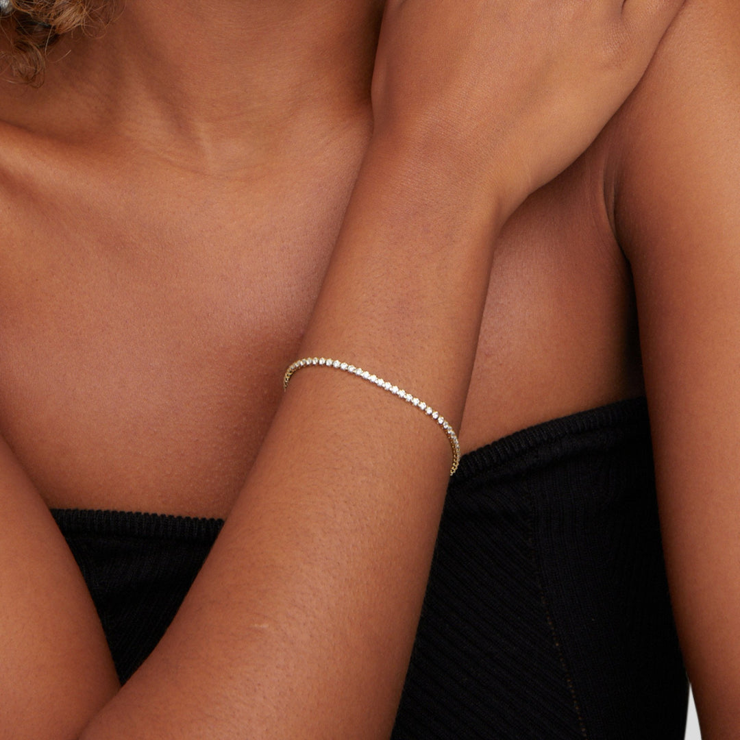 Pulsera de Tenis Cordelia Silber