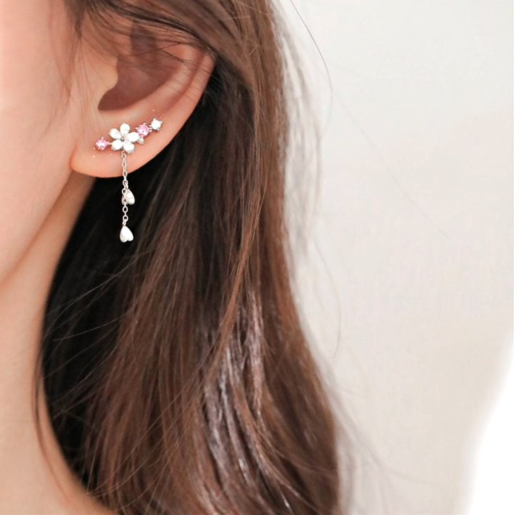 Pendientes de flores de cerezo