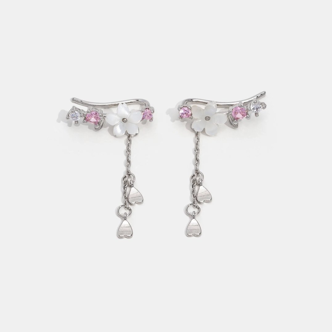 Pendientes de flores de cerezo
