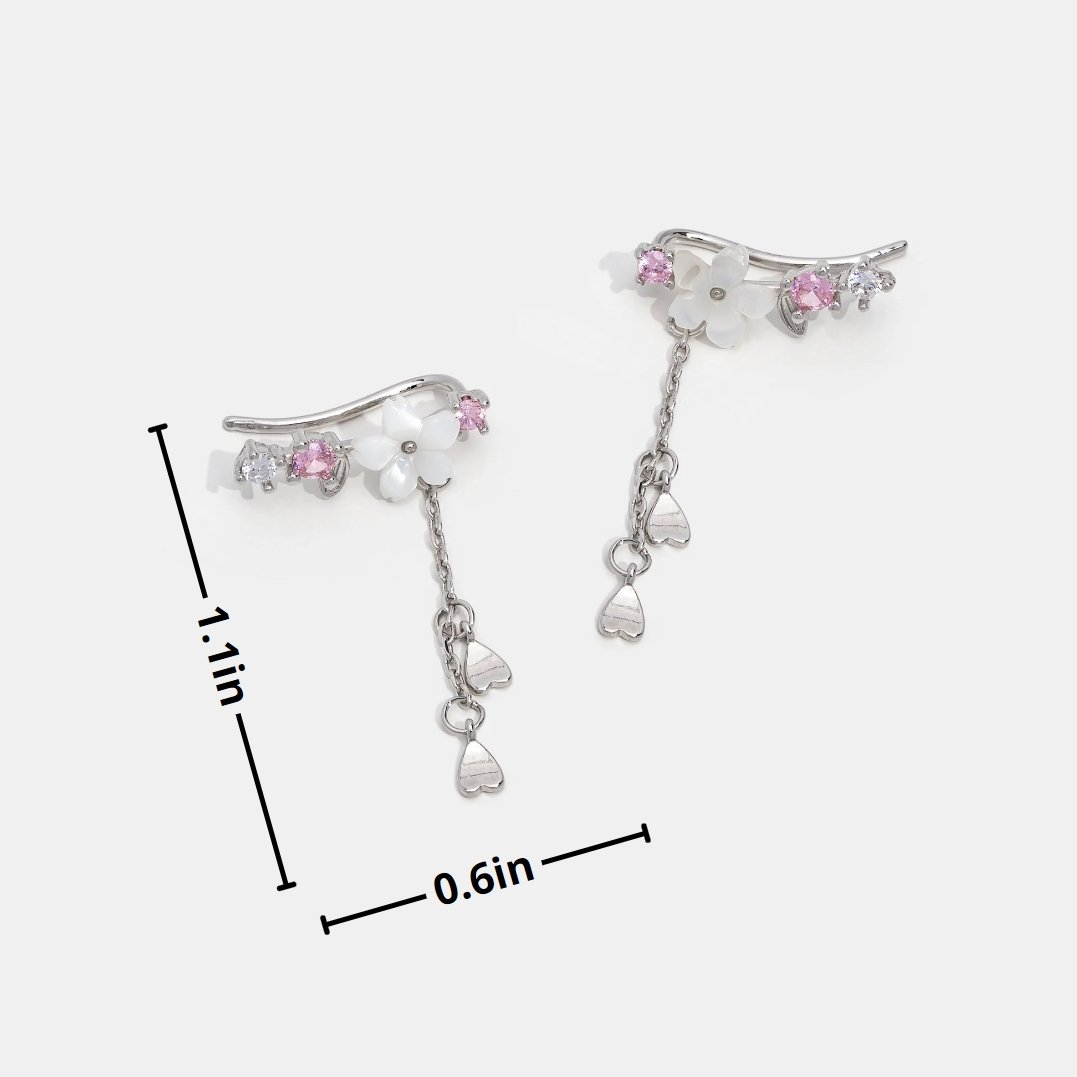Pendientes de flores de cerezo