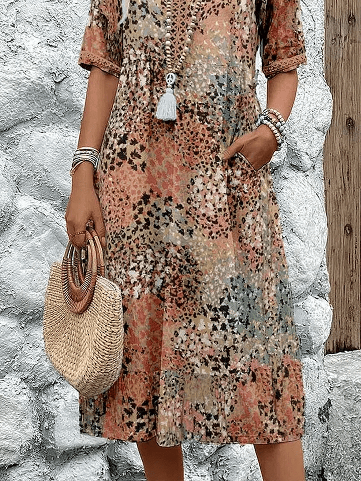 Skyler | Vestido Midi de Verano Brisa Oceánica