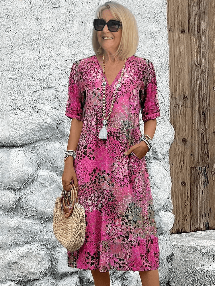 Skyler | Vestido Midi de Verano Brisa Oceánica