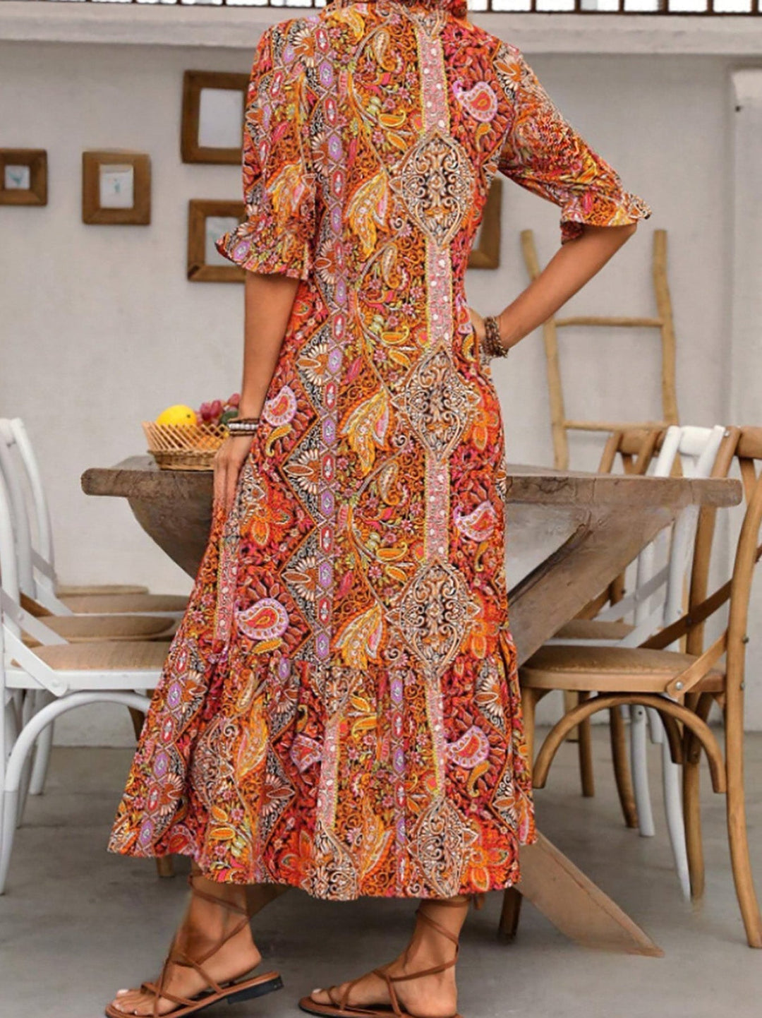Gene | Vestido Midi Boho Grace
