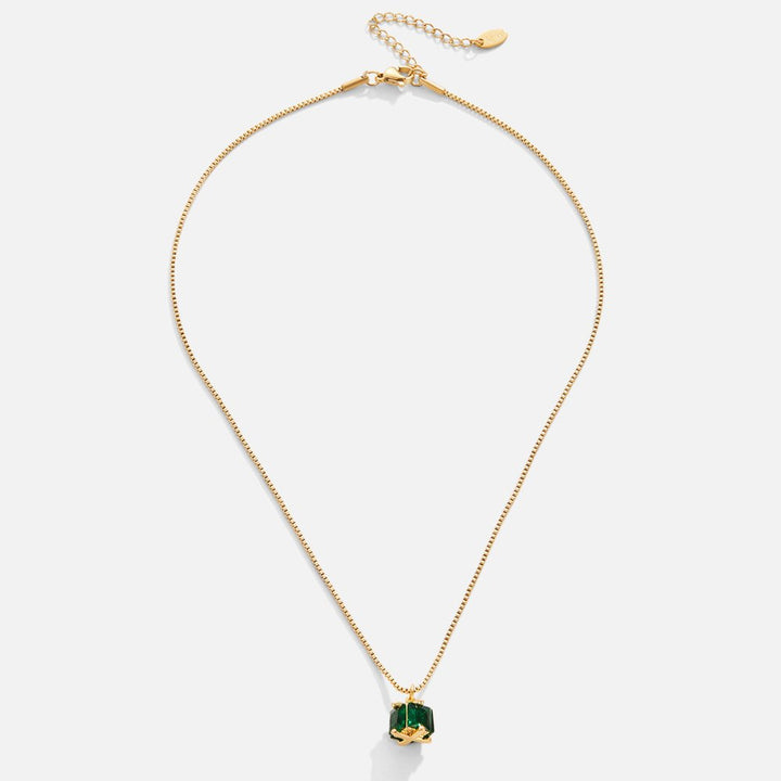 Collar de Cubo Esmeralda