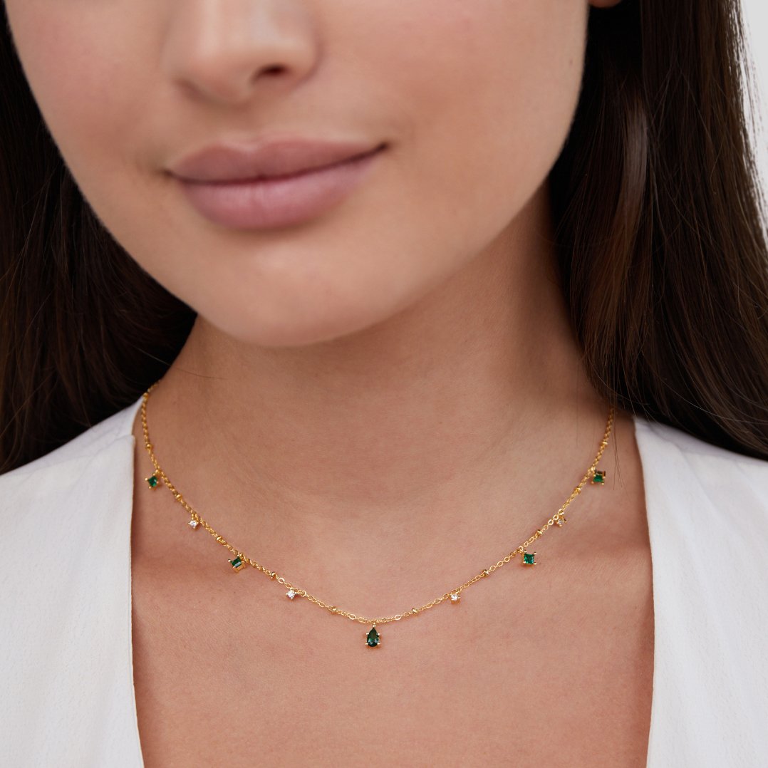 Collar de Oro Kristall de Emily